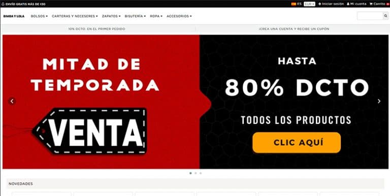 bimbaylolanes.online tienda online dudosa online de Bimba y Lola
