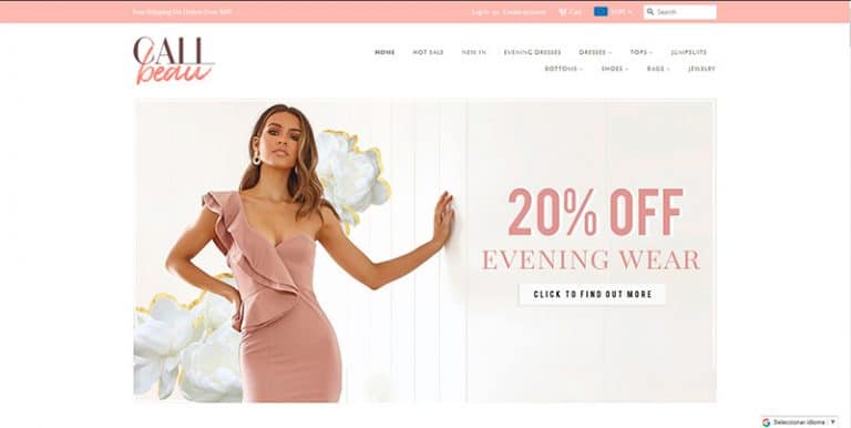 callbeau.com tienda online dudosa online moda mujer