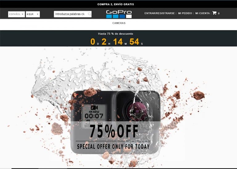 camerasgo.com tienda online dudosa online Gopro