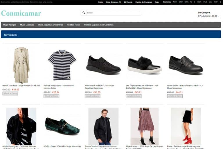 conmicamaracuestas.es fake online fashion shop
