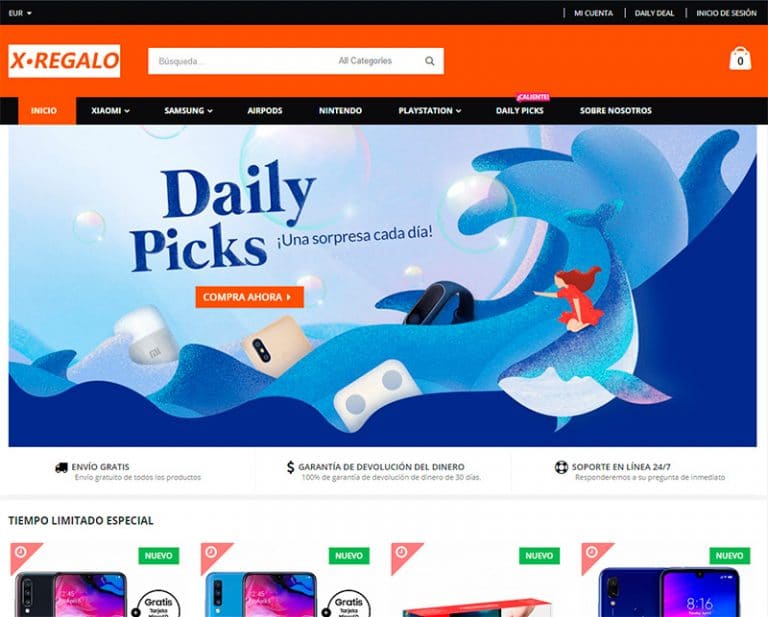 xregalo.es tienda online dudosa online de electrónica