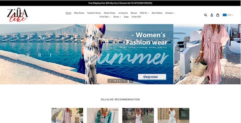 zillalike.com tienda online dudosa online moda
