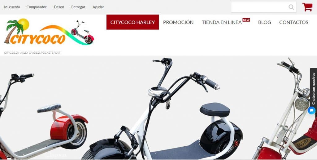 Citycoco.es False Online Shop Scooters