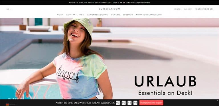 cuteelva.com tienda online dudosa online moda mujer