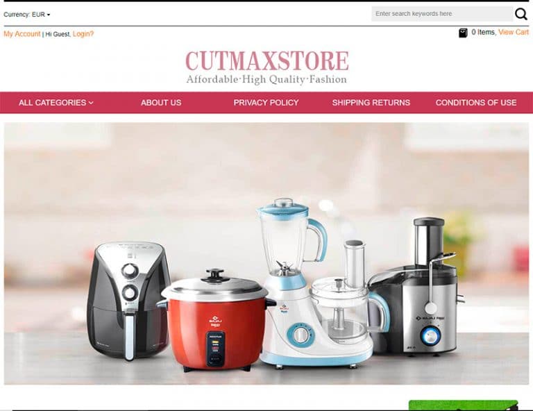 cutmaxstore.com tienda online dudosa online multiproducto