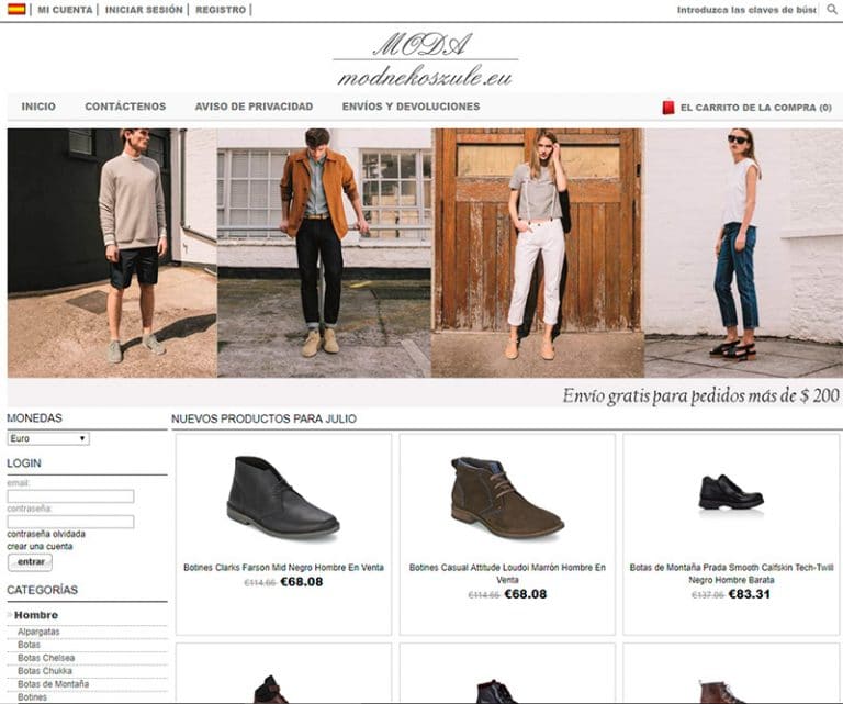fashionshop2017.es tienda online dudosa online de zapatos
