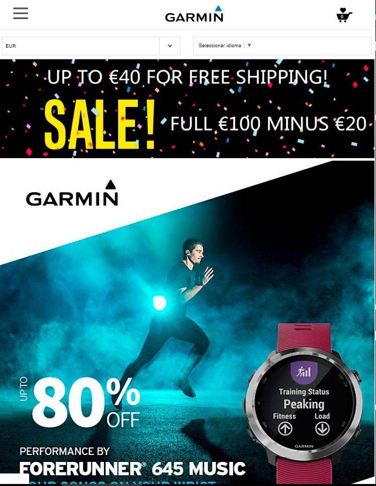 Garwatch.club Tienda Falsa Online Garmin