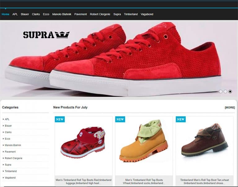 kristimishell.com fake online footwear shop
