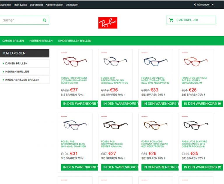 mashraf.de tienda online dudosa online Rayban