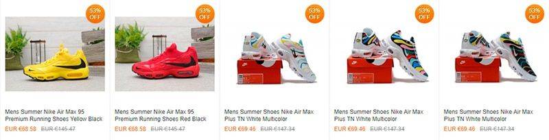 Nikedropshipping.com Tienda Falsa Online