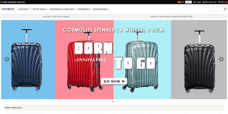 samsoniten.online tienda online dudosa online productos Samsonite