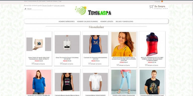 tonigaspar.es tienda online dudosa online moda