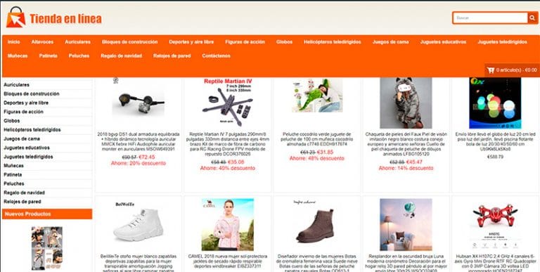 web4wedding.es tienda online dudosa online multiproducto