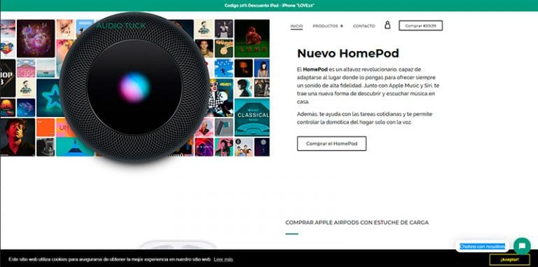 audiotuck.com tienda online dudosa online electrónica