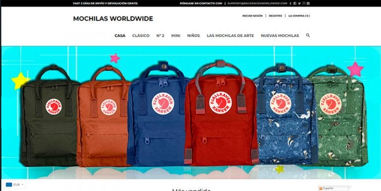 backpacksworldwide.com tienda online dudosa online FjallRaven