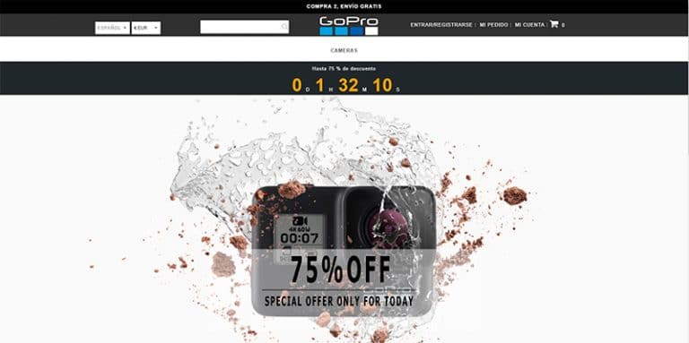 camerasstyles.com tienda online dudosa online cámaras GoPro