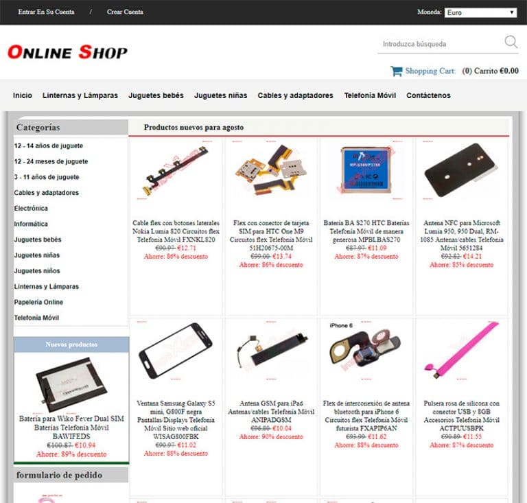geovibe.es tienda online dudosa online multiproducto