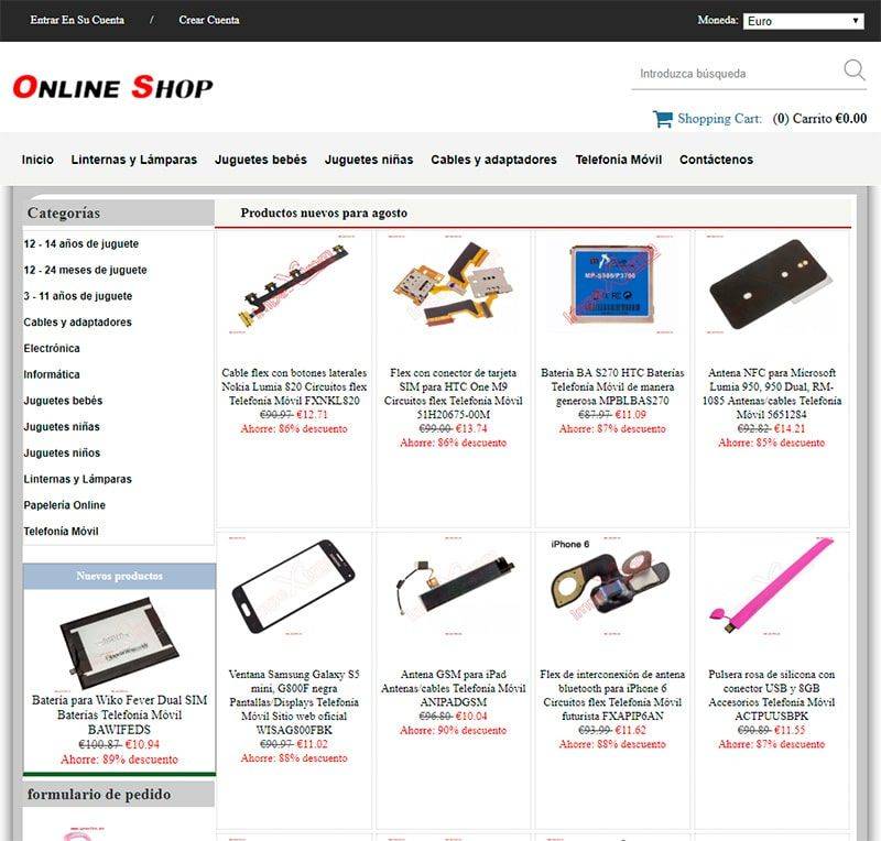 Geovibe.es Tienda Falsa Online Multiproducto