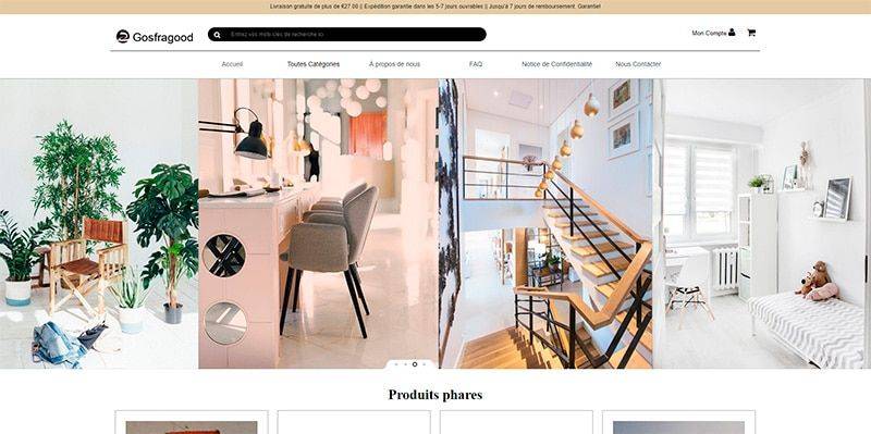 Gosfragoods.com Tienda Onlne Falsa Repuesto Automoviles