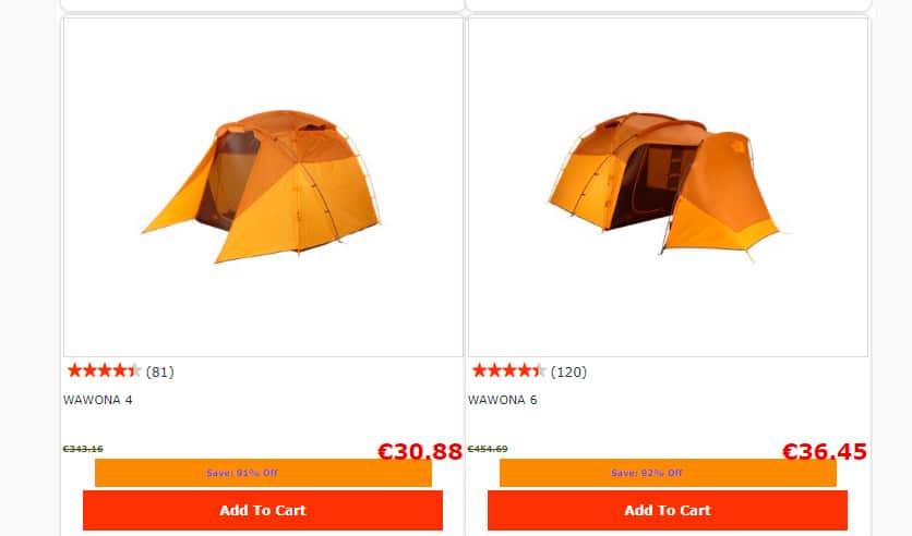 Northfacea.club Tienda Falsa Online