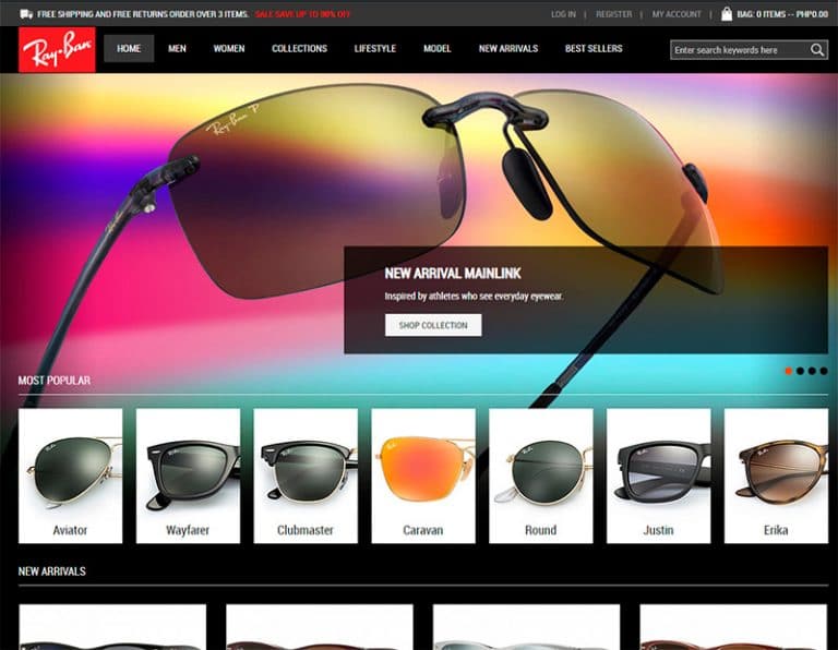 rbpad.com tienda dudosa Rayban