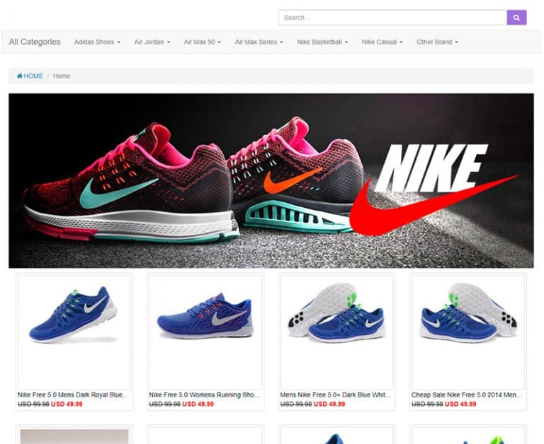 sneakersfansno.com tienda dudosa zapatillas Nike