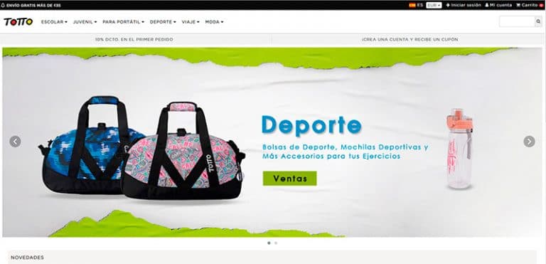 totteventa.online tienda dudosa mochilas Totto