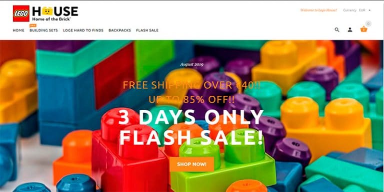 toycos.com tienda dudosa de Lego