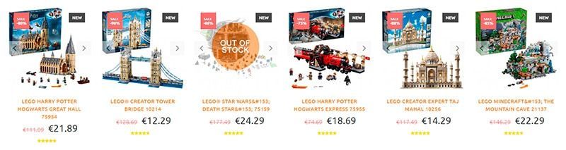 Toysdool.com Fake Lego Shop