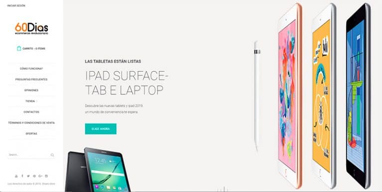 60giorni.es tienda online dudosa online electrónica