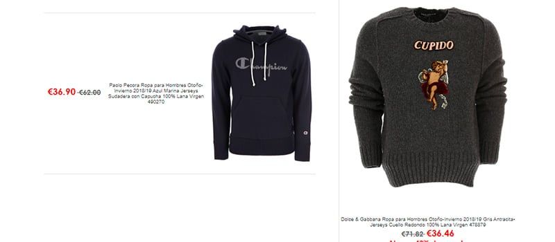 Escuadrone.es Online Shop Fake Fashion
