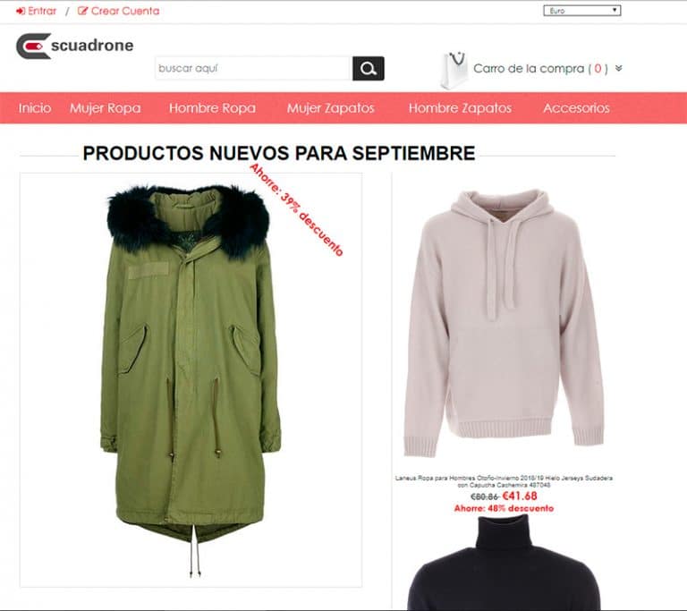 escuadrone.es tienda dudosa moda