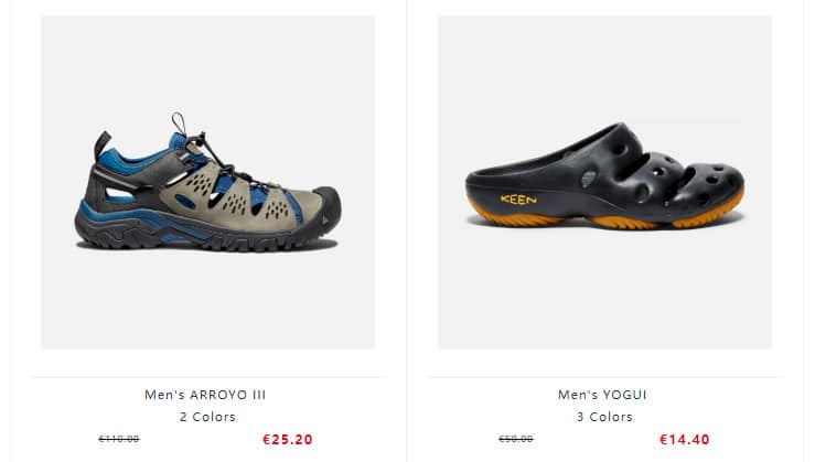 Keenkz.com False Online Shop Keen