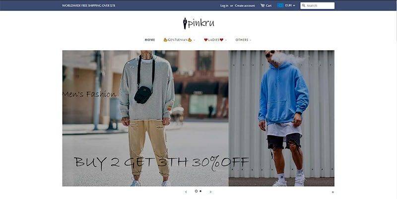 Pinkru.com Tienda Online Dudosa Moda