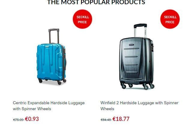 Yth87.top Fake Online Shop Suitcases Samsonite