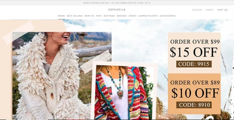 Sophieella.com tienda dudosa moda