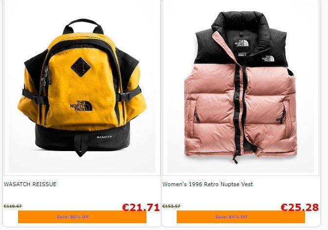Northfacexx.uk.com Tienda Falsa Online