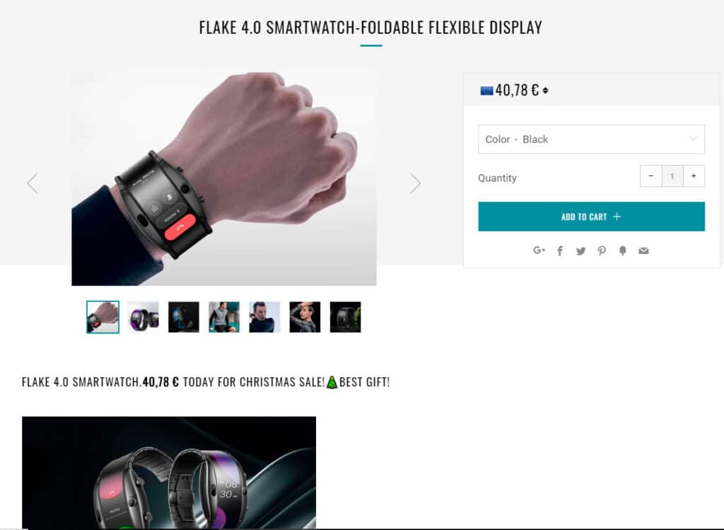 Comalll.store Fake Online Shop Smartwatch Flexible