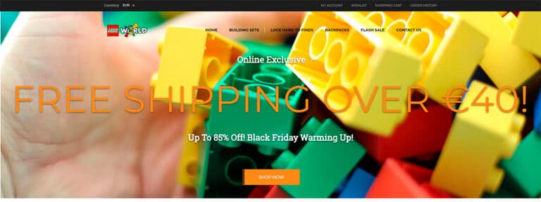 gtangen.com questionable online store Lego