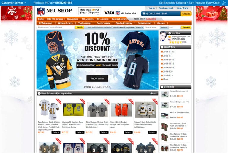 jerseysale.info tienda online dudosa equipamiento NFL