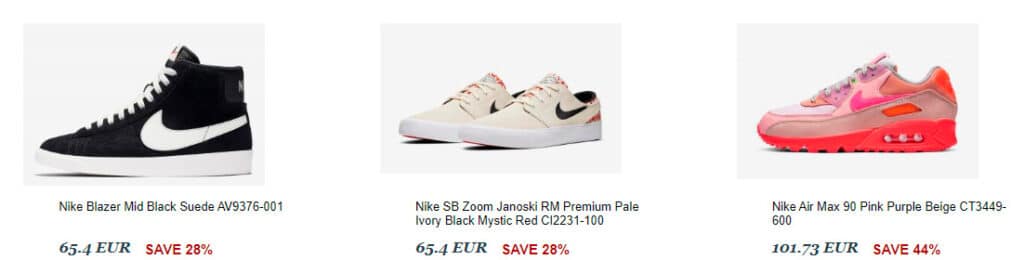 Sepsneakers.com Tienda Falsa Online