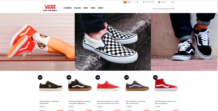 Katataos.es questionable online store Vans