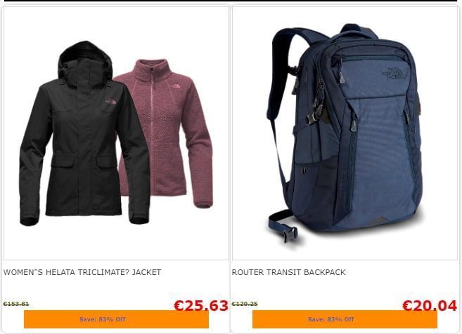 Bigsaleggb.icu Fake Shop Online North Face