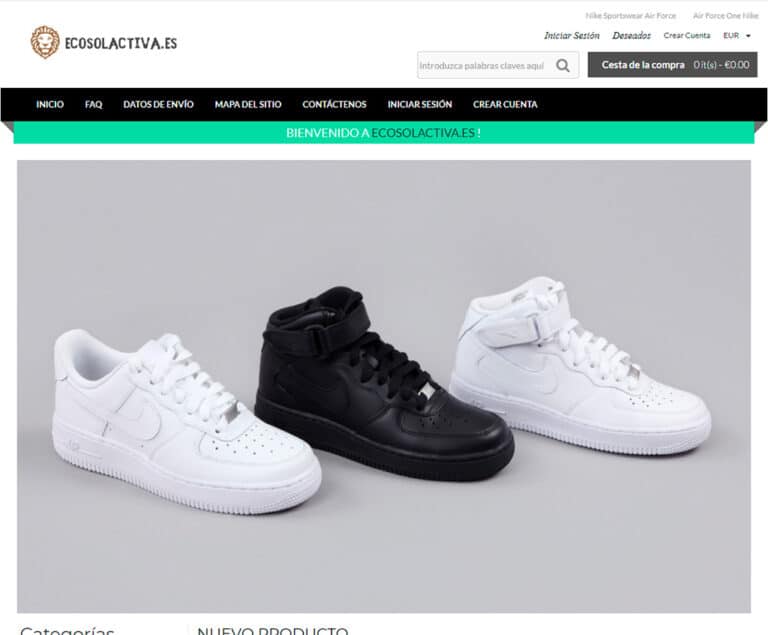 ecosolactiva.es online shop fake Nike sneakers