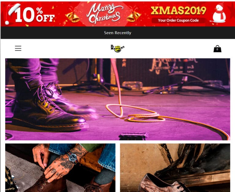 sjoe.club questionable online store Dr. Martens