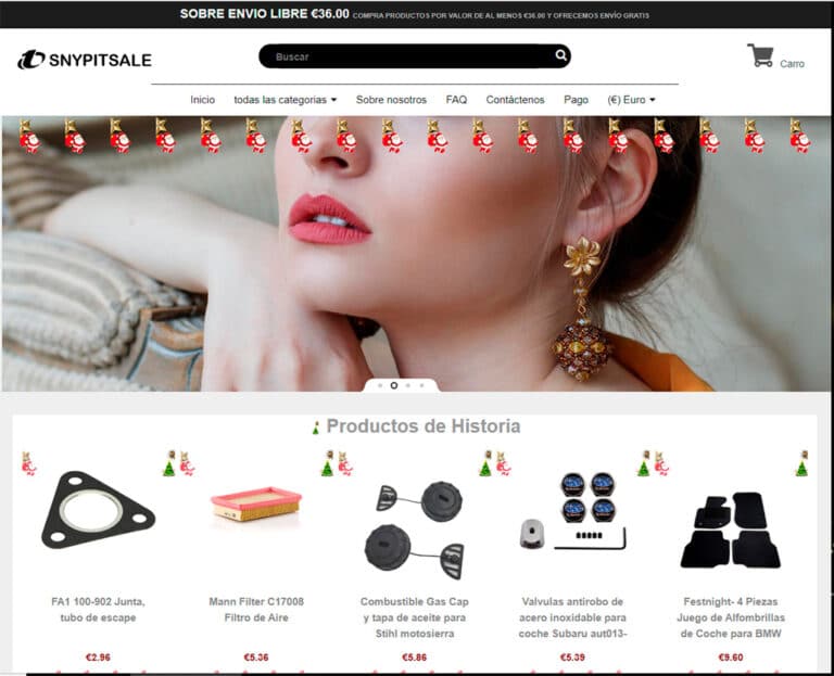 snypitsale.com questionable online store multiproduct
