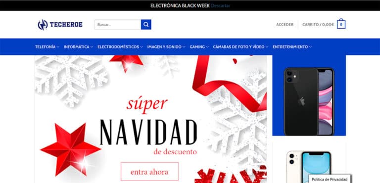 techeroe.com tienda online dudosa online electronica