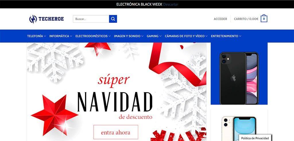 Techeroe.com Tienda Online Dudosa Electronica