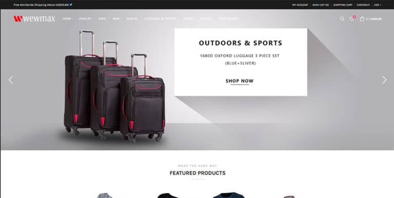 wewmax.com fake multi-product online shop