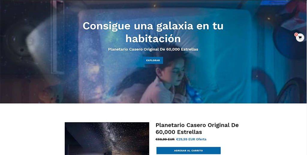 Evalpha.com Tienda Online Dudosa Planetario Casero